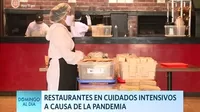Restaurantes en cuidados intensivos a causa de la pandemia