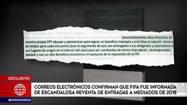 Reventa de entradas: emails confirman que FIFA fue informada del escándalo
