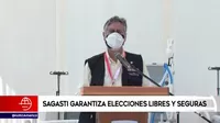 Francisco Sagasti garantiza elecciones libres y seguras