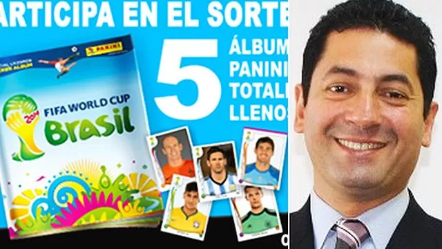 Salvador Heresi busca seguidores con sorteo de álbumes llenos del Mundial Brasil 2014