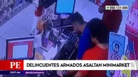 San Borja: Delincuentes armados asaltaron un minimarket