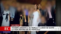 San Borja: Hombre asesinó a su pareja y luego se quitó la vida dentro de su vehículo
