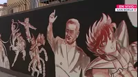 San Borja: Polémica por multa a vecino tras realizar un mural de Caballeros del Zodiaco en su casa