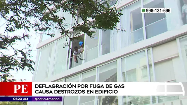 San Isidro: Deflagración por fuga de gas causó destrozos en edificio