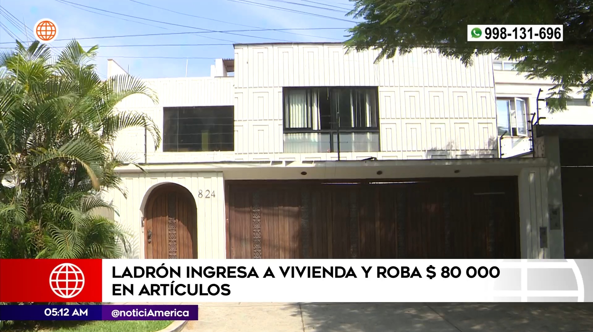 Robos en San Isidro. Foto: América Noticias