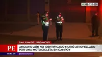 San Juan de Lurigancho: Anciano murió atropellado por una motocicleta en Campoy