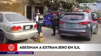 San Juan de Lurigancho: Asesinan a balazos a ciudadano extranjero