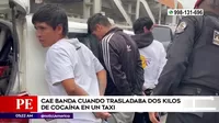 San Juan de Lurigancho: Banda trasladaba dos kilos de cocaína en un taxi