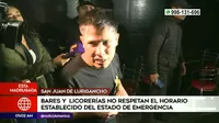 San Juan de Lurigancho: Bares y licorerías no respetan horario de estado de emergencia