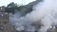 San Juan de Lurigancho: Bomberos controlaron incendio en Caja de Agua