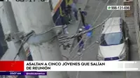 San Juan de Lurigancho: Delincuentes asaltaron a jóvenes que salían de una reunión