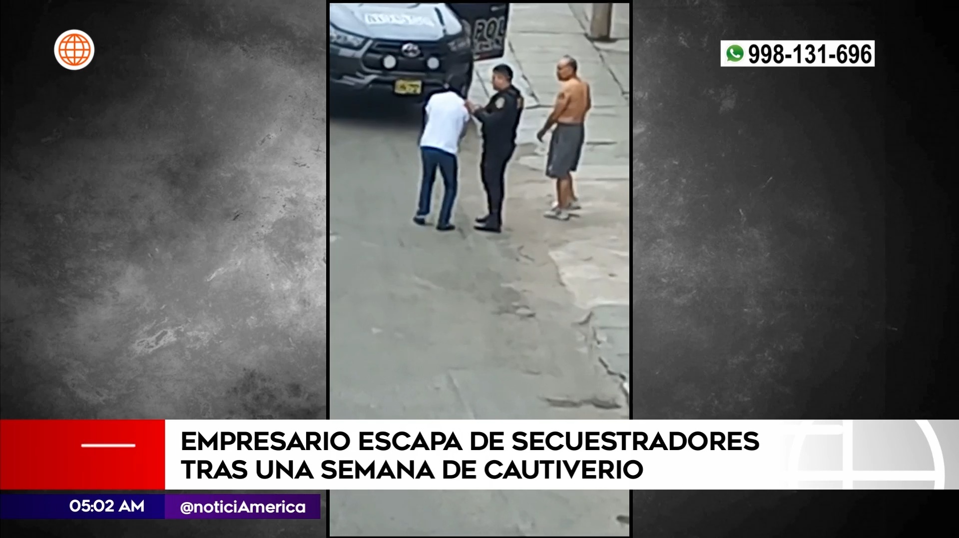 Empresario escapó de secuestradores en San Juan de Lurigancho. Foto: América Noticias