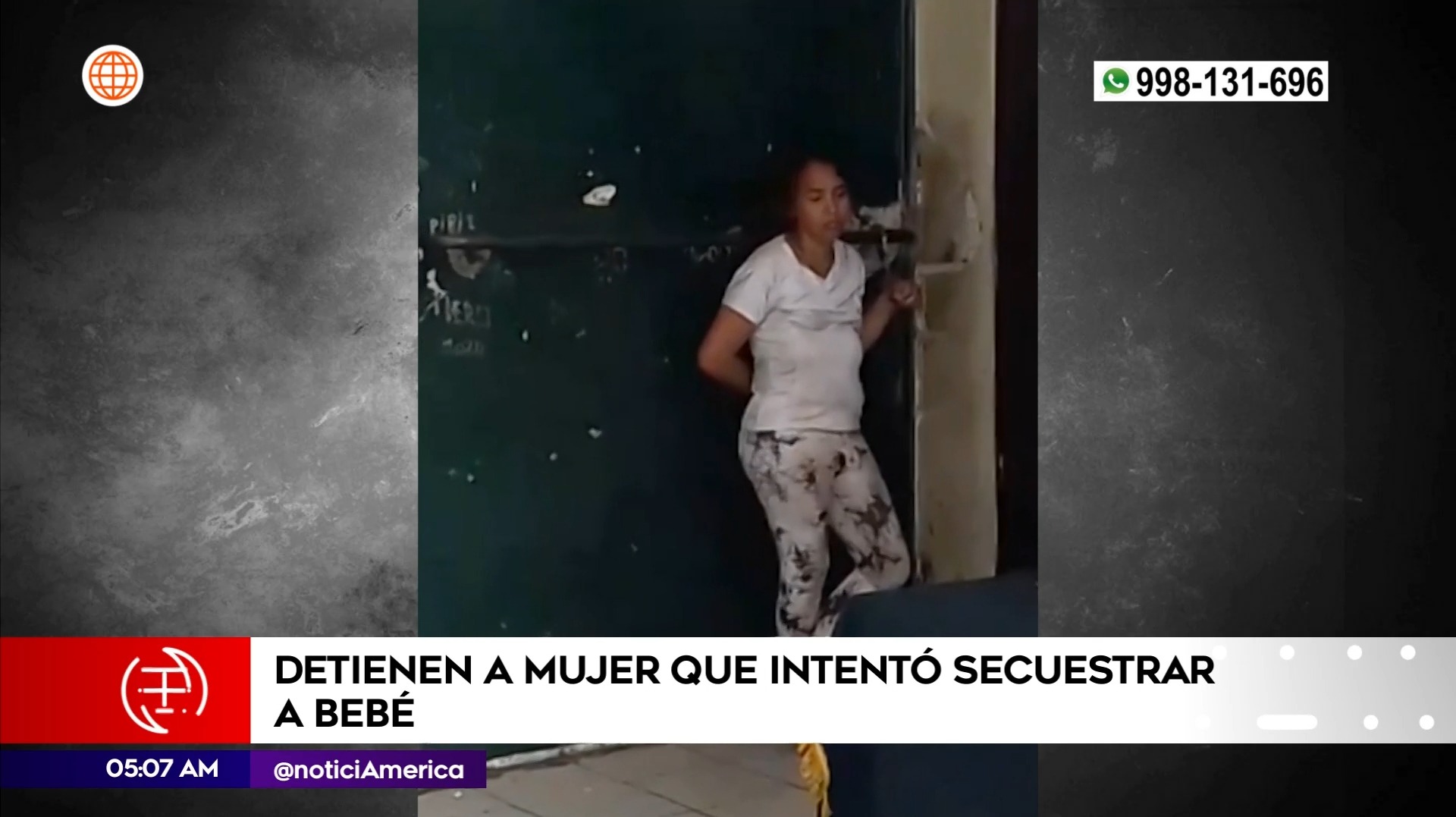 Intento de secuestro en San Juan de Lurigancho. Foto: América Noticias
