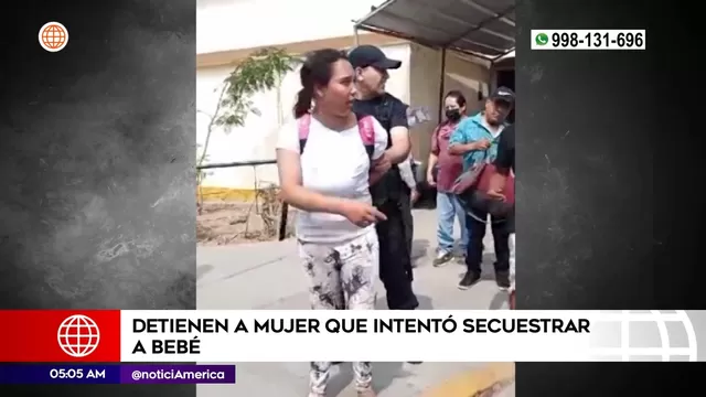 San Juan de Lurigancho: Extranjera intentó secuestrar a bebé de un año