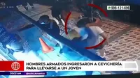 San Juan de Lurigancho: Hombres armados entraron a cevichería para llevarse a un joven