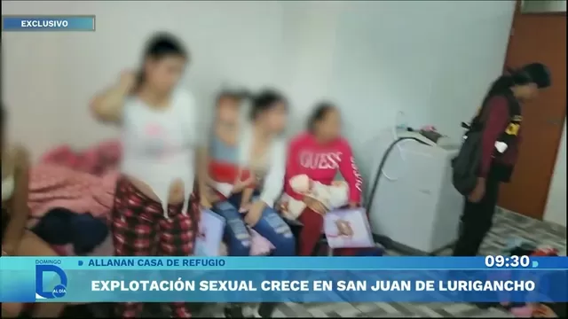San Juan de Lurigancho: Intervienen vivienda donde se retenían a víctimas de explotación sexual