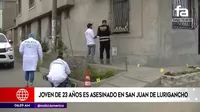 San Juan de Lurigancho: Joven de 23 años es asesinado con cinco disparos