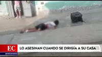 San Juan de Lurigancho: joven venezolano es asesinado por sicario cuando se dirigía a su casa