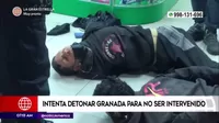 San Juan de Lurigancho: Ladrón intentó detonar granada para no ser intervenido