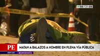 San Juan de Lurigancho: Matan a balazos a hombre en plena vía pública