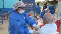 San Juan de Lurigancho: Minsa inició vacunación contra COVID-19 a adultos mayores de 80 años