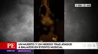 San Juan de Lurigancho: Un muerto y un herido tras ataque a balazos en evento musical