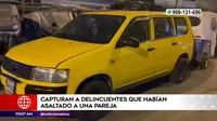 San Juan de Lurigancho: Policía capturó a delincuentes que asaltaron a pareja