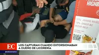 San Juan de Lurigancho: Policía capturó a extorsionadores que portaban una granada