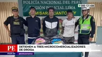 San Juan de Lurigancho: Policía capturó a sujetos con dos kilos de droga