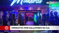 San Juan de Lurigancho: Realizan operativo por Halloween en establecimientos