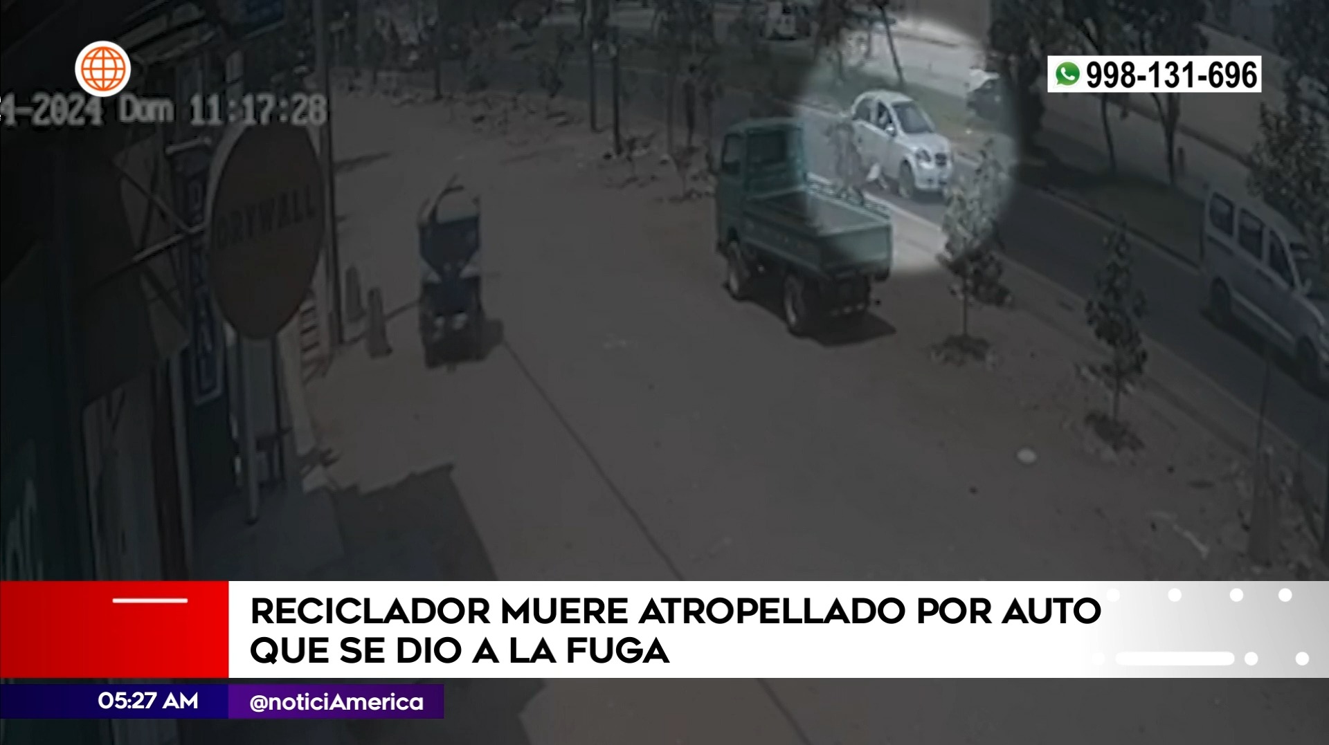 Reciclador murió atropellado en San Juan de Lurigancho. Foto: América Noticias
