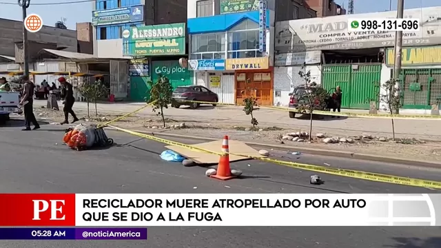 San Juan de Lurigancho: Reciclador murió atropellado y chofer se dio a la fuga
