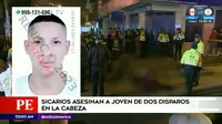 San Juan de Lurigancho: Sicarios asesinaron a joven de dos disparos en la cabeza
