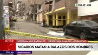 San Juan de Lurigancho: Sicarios matan a balazos a dos hombres