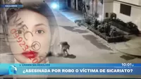 San Juan de Lurigancho: Sospechan que asalto a mujer fue en realidad un asesinato por encargo
