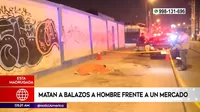 San Juan de Miraflores: Hombre fue asesinado a balazos frente a un mercado