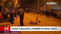 San Juan de Miraflores: Hombre fue asesinado a balazos en plena calle