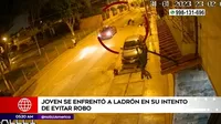 San Juan de Miraflores: Joven se enfrentó a ladrón en su intento de evitar robo