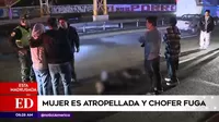 San Juan de Miraflores: Mujer murió tras ser atropellada y chofer se dio a la fuga