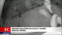 San Juan de Miraflores: Mujer resultó herida tras violenta balacera 