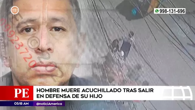 San Juan de Miraflores: Padre murió acuchillado tras defender a su hijo