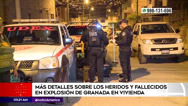 San Juan de Miraflores: Policía dio detalles sobre heridos y muertos tras explosión de granada