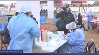 San Juan de Miraflores: Proceso de vacunación contra el COVID-19 sigue desarrollándose 