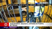 San Juan de Miraflores: Raqueteros robaron por quinta vez a clientes de una tienda 