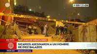San Juan de Miraflores: Sicarios asesinaron a hombre de diez balazos
