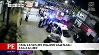 San Luis: Ladrones fueron capturados tras asaltar a una mujer