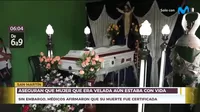 San Martín: Familiares aseguran que mujer que era velada aún estaba viva
