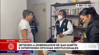 San Martín: Gobernador Pedro Bogarín, su hijo y otros funcionarios fueron detenidos