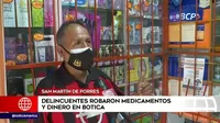 San Martín de Porres: Asaltan botica y roban medicamentos por un monto de S/90 000