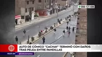 San Martín de Porres: Auto de cómico Cachay terminó con daños tras pelea entre pandillas